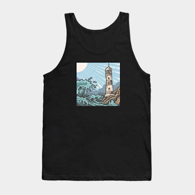 Marine Lighthouse Tank Top by TambuStore